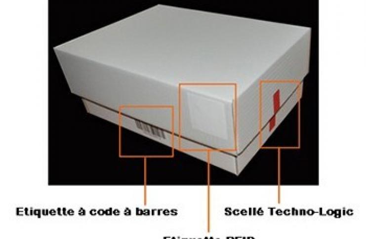 Etiquette de sécurité pour tracer et stocker des documents