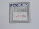 RF date due tag