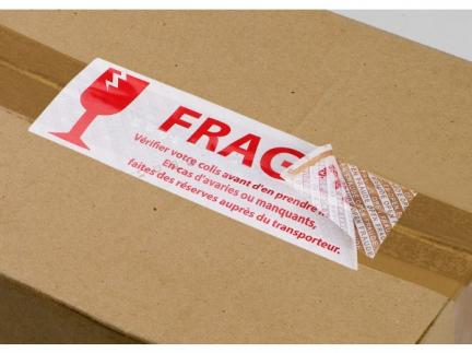 Techno-Logic® guarantee label for boxes and packages